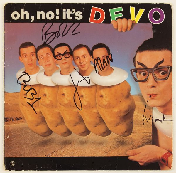 Devo Signed "Oh, No! It’s Devo" Album