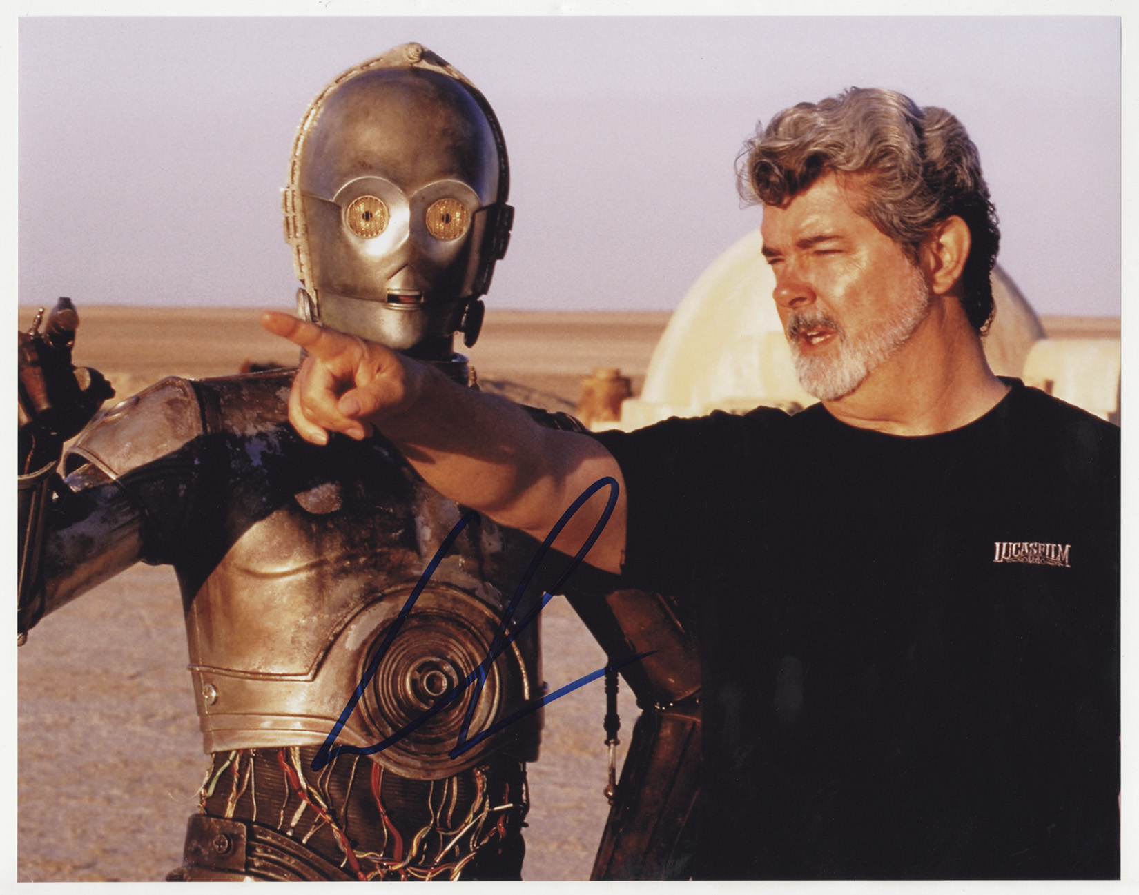 george lucas signed memorabilia