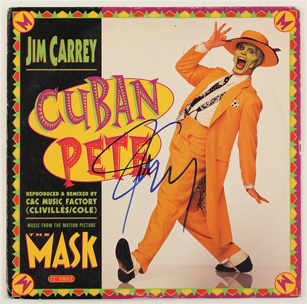 Jim Carrey Signed "Cuban Pete" Album