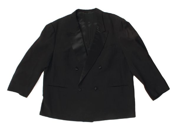 Lot Detail - B.B. King Stage Worn Custom Made Black Tuxedo Jacket