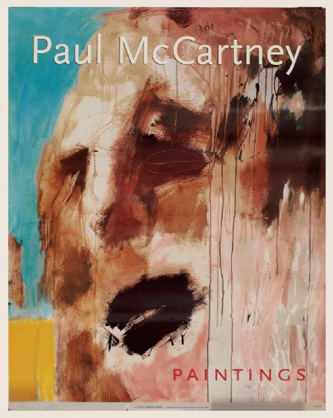 Paul McCartney "Paintings" Original Exhibit Poster