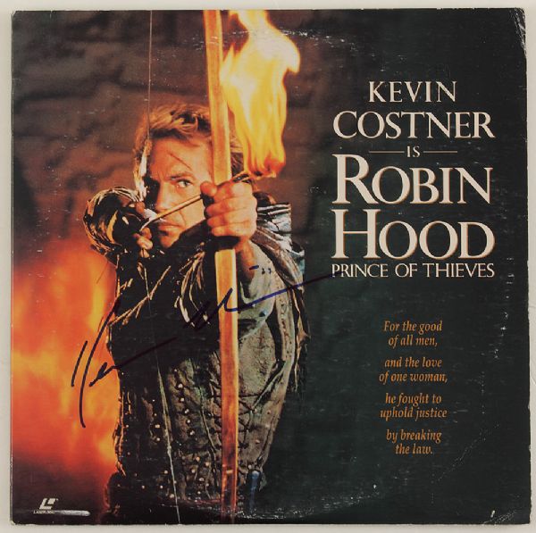 Kevin Costner Signed "Robin Hood: Prince of Thieves" Soundtrack
