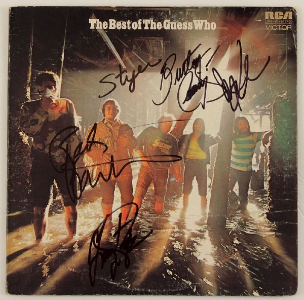The Guess Who Signed "Best of" Album