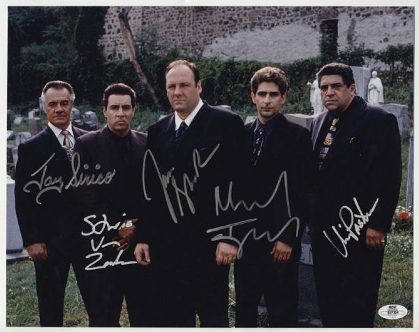Sopranos Cast Signed Photograph