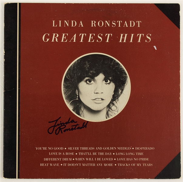 Linda Ronstadt Signed "Greatest Hits" Album