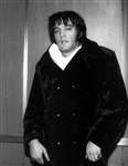 Elvis Presley Owned & Worn Custom Made Lansky Bros.Black Fur Coat