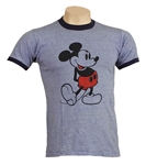 Michael Jackson Owned & Worn Mickey Mouse T-Shirt 