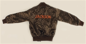 Jackson Family Owned & Worn "Jackson" Satin San Diego Baseball Jacket