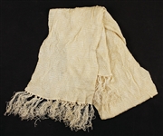 Michael Jackson Owned & Worn White Scarf