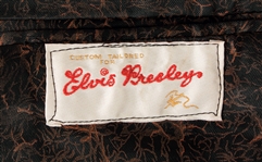 Elvis Presley Owned & Worn Custom Made Lansky Bros.Black Fur Coat