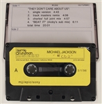 Michael Jackson Personally Owned "They Dont Care About Us" Original Unreleased Recording