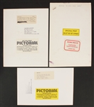 Beatles Original Wire Stamped Photographs