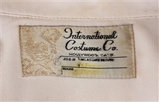 Elvis Presley Owned & Worn Custom Made White IC Costume Co. Shirt