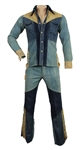 Elvis Presley Owned & Worn Custom Made Denim and Suede Jacket and Pants