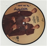 Beatles Andy White Signed and "Love Me Do" Inscribed Picture Disc