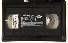 Michael Jackson Neverland Ranch Owned, Signed and Inscribed Peter Pan VHS Tape