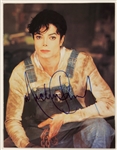 Michael Jackson Signed Large History World Tour Program Page