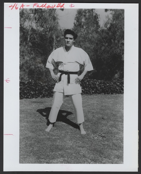 Elvis Presley Original Stamped Wire Photograph