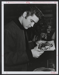 Elvis Presley Original Stamped Wire Photograph