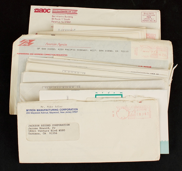 Jackson Family Personal Mail