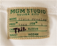 Elvis Presley Speedway Film Worn White Pullover Shirt