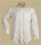 Michael Jackson Owned & Worn White Button Down Long Sleeved Shirt