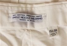 Michael Jackson Owned & Worn White Button Down Long Sleeved Shirt