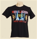 Michael Jackson Owned & Worn "Bad World Tour" T-Shirt