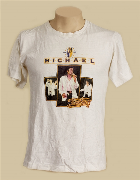 Michael Jackson Owned & Worn Original Tour T-Shirt