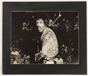 Jimi Hendrix Original Ron Raffaelli Stamped Photograph