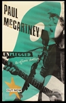 Paul McCartney Original Oversized Promotional Poster for "Unplugged"