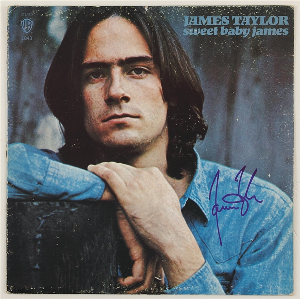 James Taylor Signed "Sweet Baby James" Album