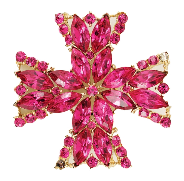 Michael Jackson Owned and Worn Maltese Cross Pin