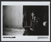 Michael Jackson Signed "Moonwalker" Publicity Photograph