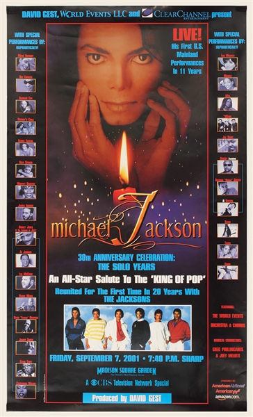 Michael Jackson 30th Anniversary Concert Poster