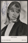 Julie Christie Signed & Inscribed Picture Postcard