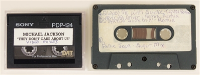 Michael Jacksons Personal Digital Audiotape for "They Dont Care About Us" and Billie Jean Super Mix Cassette