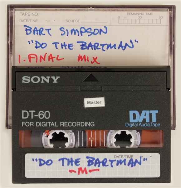 Michael Jacksons "Do The Bart Man" Unreleased Digital Cassette Final Mix Recording