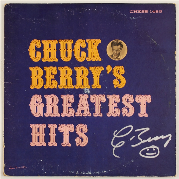 Chuck Berry Signed "Greatest Hits" Album