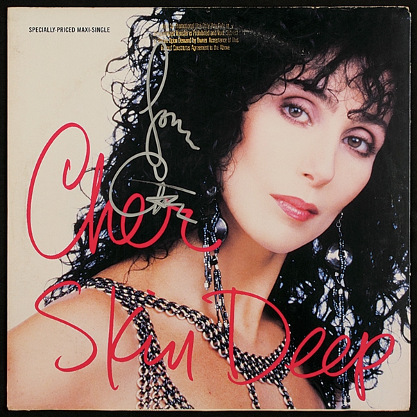 Cher Signed "Skin Deep" Album