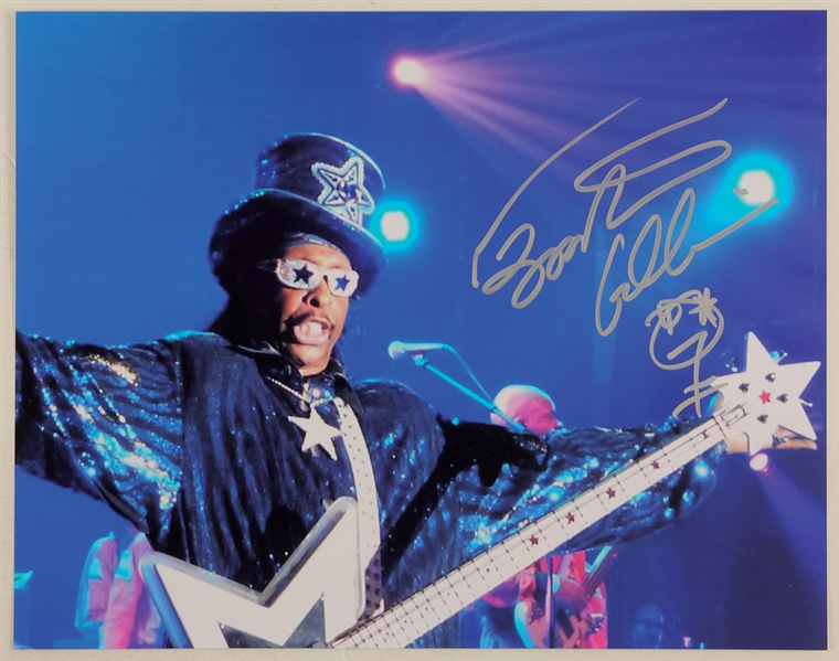 Bootsy Collins Signed 11 x 14 Photograph
