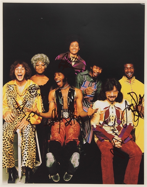 Sly & The Family Stone Signed 11 x 14 Photograph