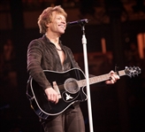 Jon Bon Jovi Stage Used & Signed Limited Edition Guitar and Concert Set List