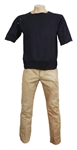 Steve McQueen The Great Escape Film Worn Top, Pants and Air Force Bars