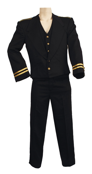 James Brown Stage Worn Three Piece Military Style Suit