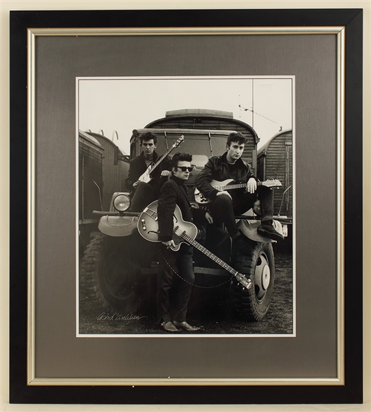 Early Beatles Original Oversized Photograph Signed by Astrid Kirchherr