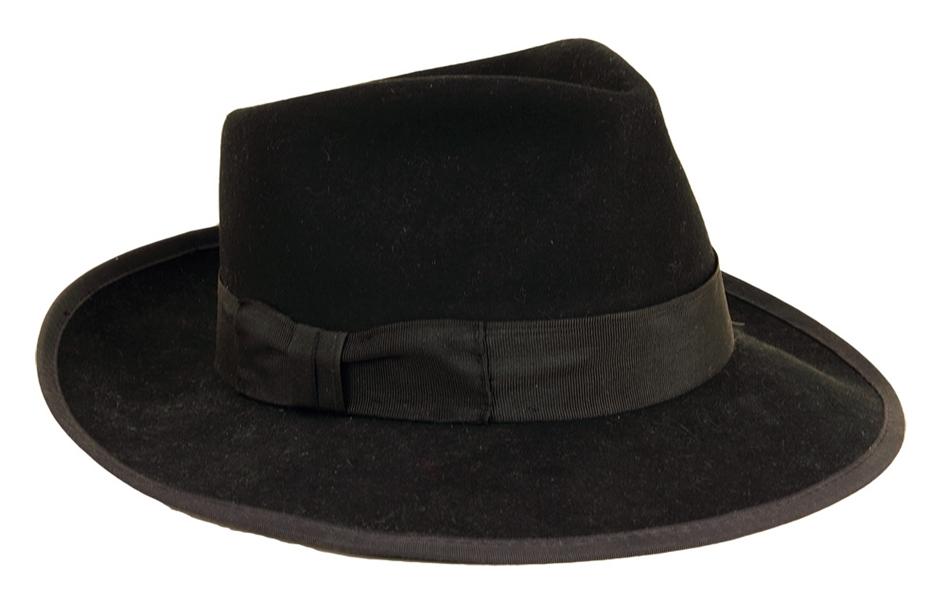 Michael Jackson Owned & Worn Black Fedora