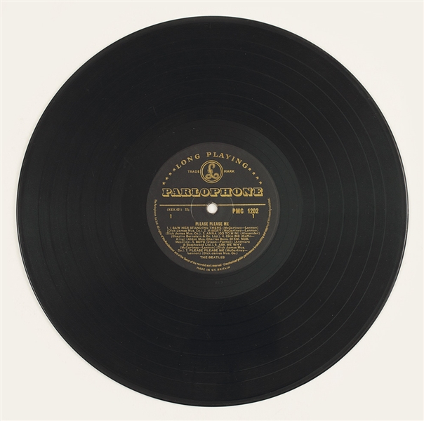 Paul McCartney Owned Rare Beatles Original "Please Please Me" Parlophone LP Record