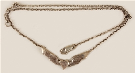Stevie Nicks Wild Heart Silver Necklace