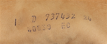 Elvis Presley Stage Worn While Leather Boots